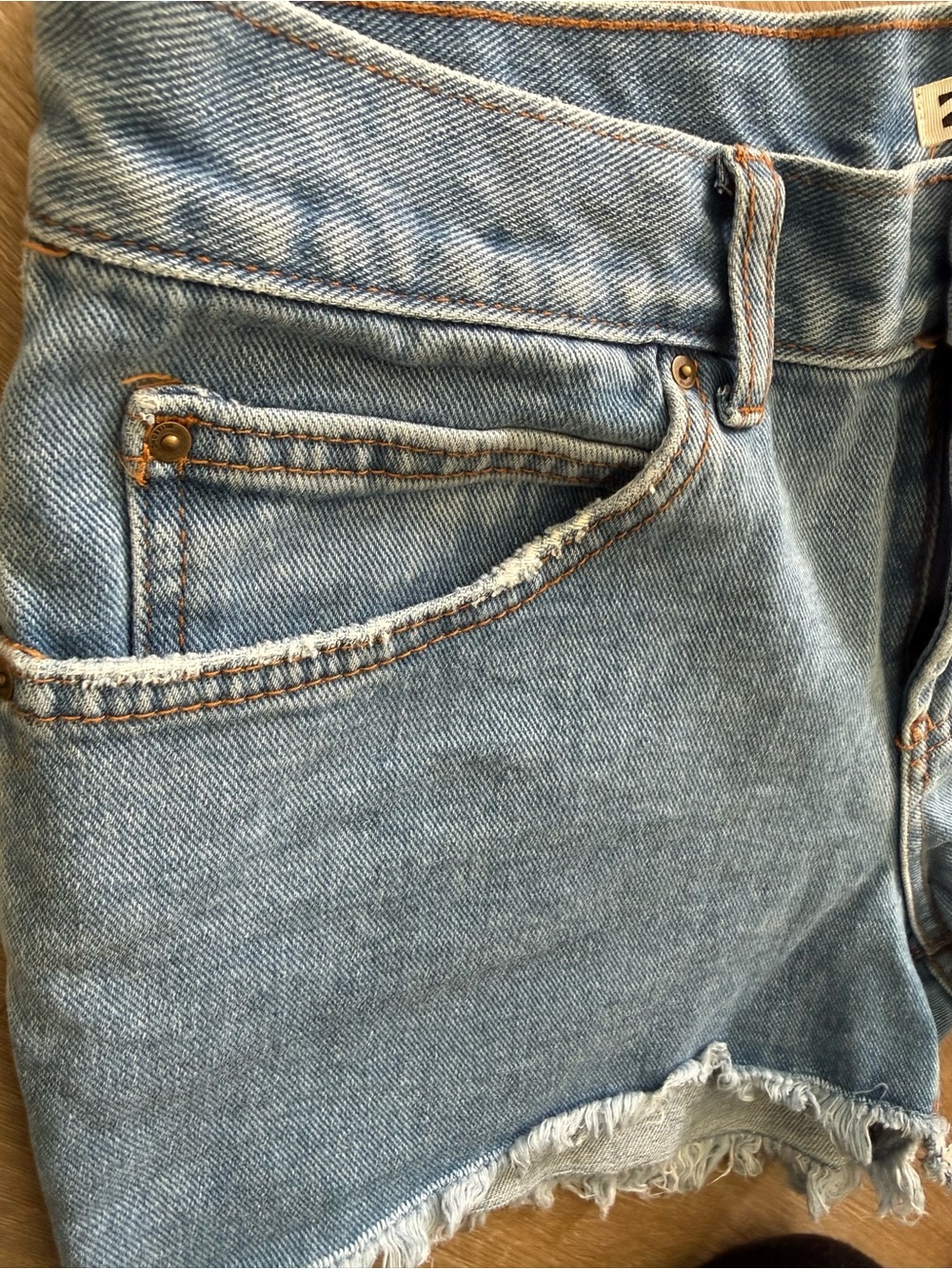 Billabong Women's Drift Away frayed denim shorts - Picture 5 of 7